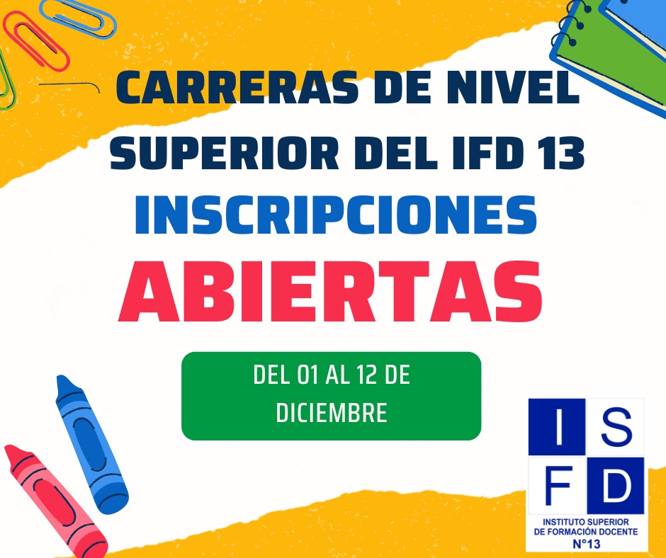 Inscripciones Abiertas
